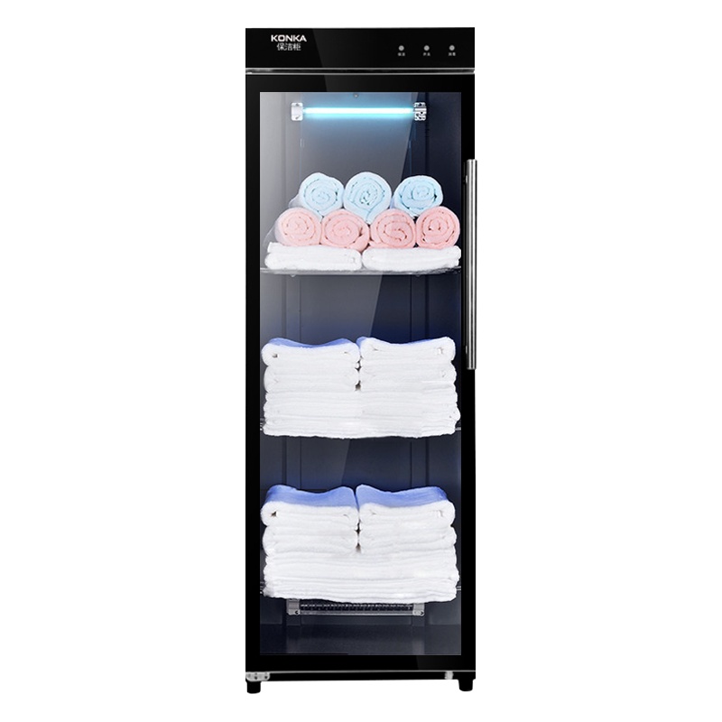 康佳(KONKA)YTP280K48商用家用立式毛巾柜消毒柜 臭氧紫外线杀菌 毛巾衣物立式消毒保洁柜210L 单开门