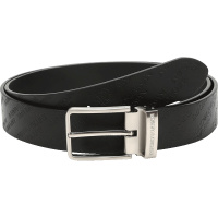 EMPORIO ARMANI 阿玛尼 男士牛剖层移膜革针扣式皮带腰带 Y4S221 YCM7E