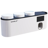 智能牙刷架消毒器紫外线杀菌漱口杯架套装卫生间丹乐(DANLE)电动牙刷消毒置物架