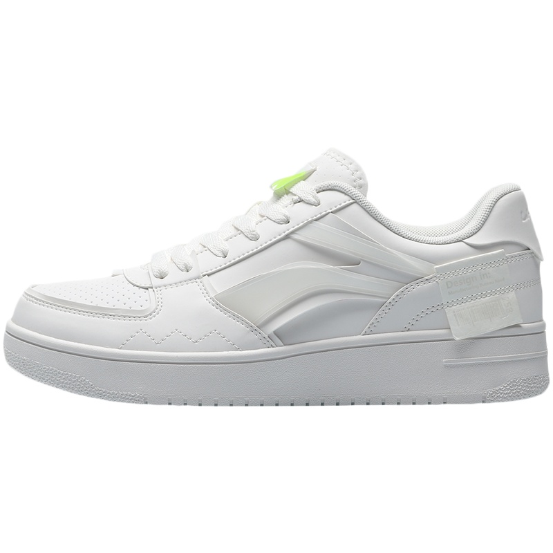 李宁板鞋男鞋小白鞋2020新款休闲鞋反光减震滑板运动鞋AGCQ307