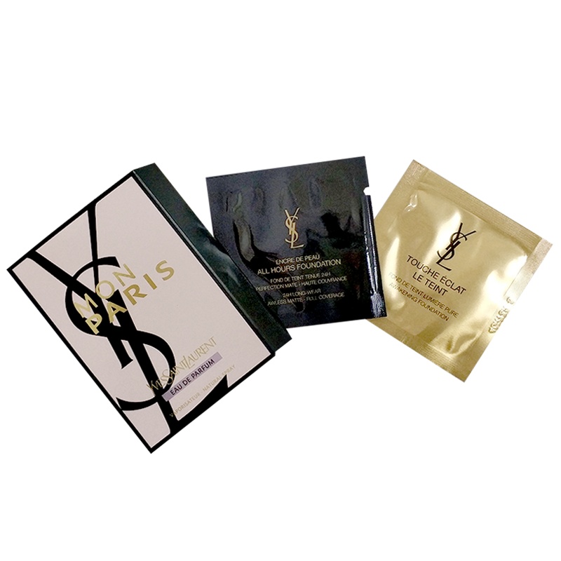 圣罗兰(YSL) 圣罗兰明彩粉底液1ml B20+恒颜无暇粉底液1ml B20+反转香水1.2ml