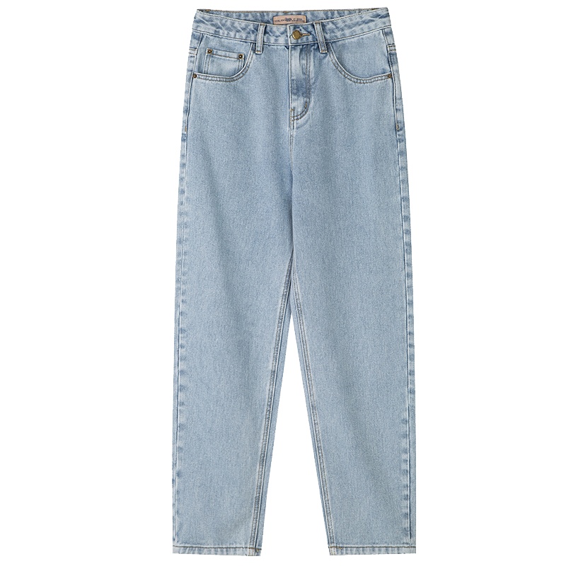 唐狮2020秋季新款背带裤女显瘦百搭宽松减龄史努比联名牛仔裤潮