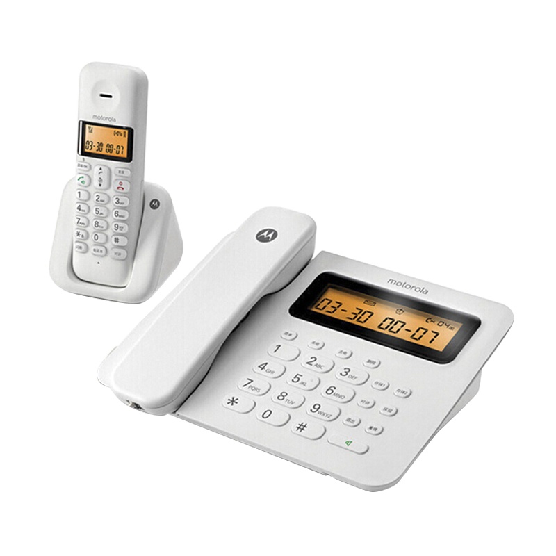摩托罗拉 C2601C 无绳电话机 白色