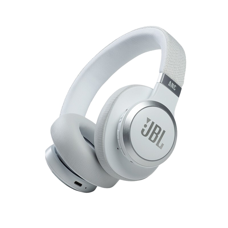 JBL LIVE660NC蓝牙头戴式耳机主动降噪通话带麦智能语音对话白色旗舰店