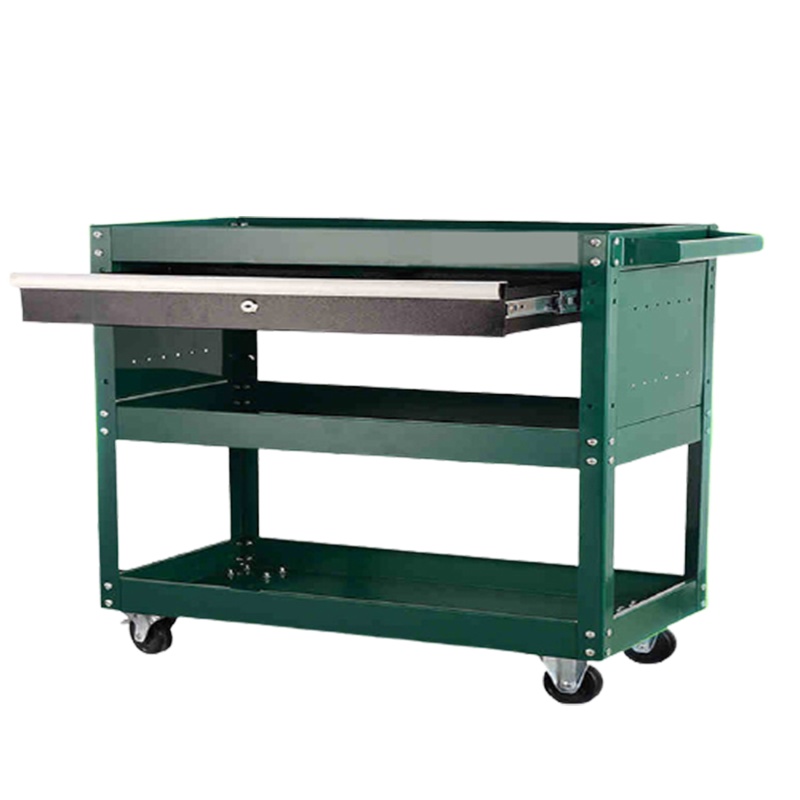 汽修维修工具车三层手推车多功能零件车移动修车工具架子层14x