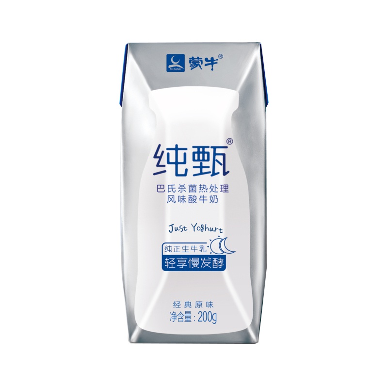 蒙牛 纯甄常温原味酸奶 200g/瓶