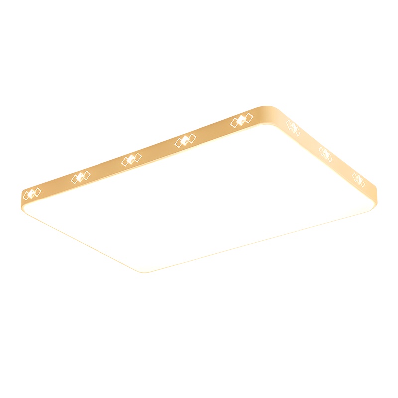 Grevol品拓PINTUOLED吸顶灯客厅灯卧室灯简约现代吸顶灯铁艺客厅灯具大气家用长方形大厅卧室灯餐厅灯灯具25M2