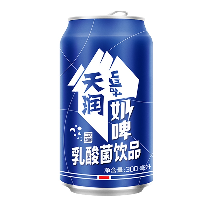 terun天润新疆特产奶啤发酵乳酸菌饮料300ml*12罐