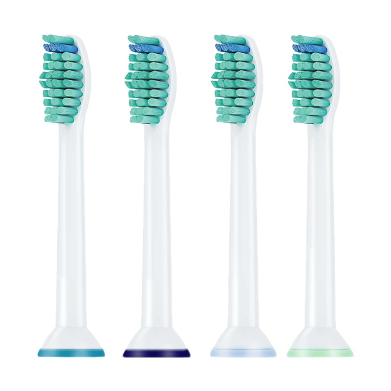 适配飞利浦电动牙刷头HX6730HX6511HX6530HX3216等HX6011标准清洁牙菌斑 HX6014[4支装]