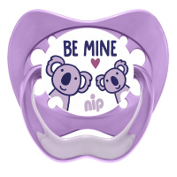 昵哺NIP 德国原装进口 安眠型奶嘴 硅胶安抚奶嘴 家庭系列0-6个月(颜色随机)