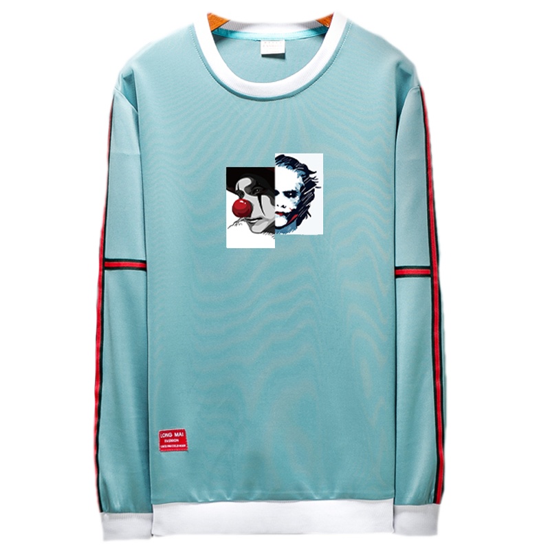 狮臣SHICHEN 2023年秋季新款男士卫衣圆领套头卫衣男装修身百搭青少年韩版卫衣男运动卫衣男装