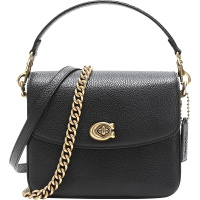 COACH 蔻驰 奢侈品 女款专柜款CASSIE19号小号手提单肩斜挎包鹅卵石纹皮革 88346