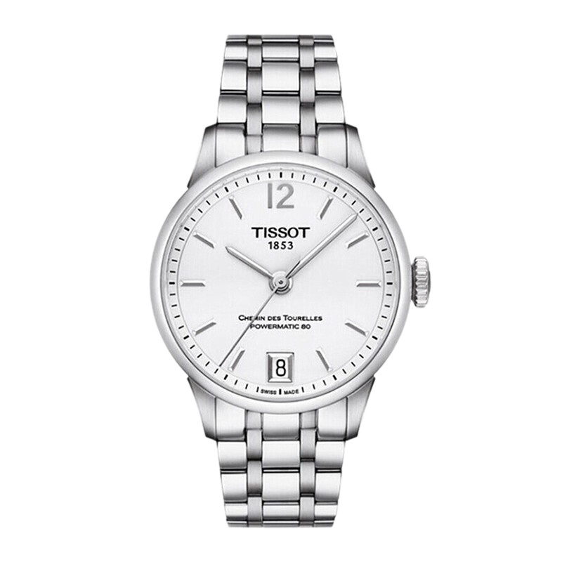 天梭(Tissot) 瑞士手表 杜鲁尔系列时尚机械女士手表 T099.207.11.037.00