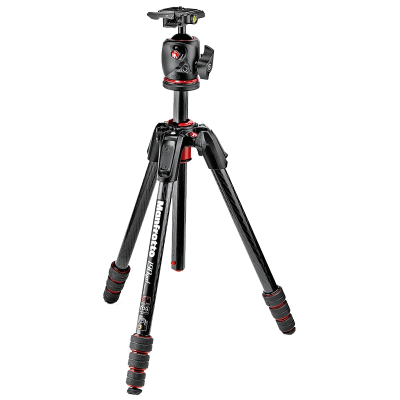 曼富图(MANFROTTO) MK190GOC4-BHX 190Go!M碳纤维四节三脚架球形云台套装