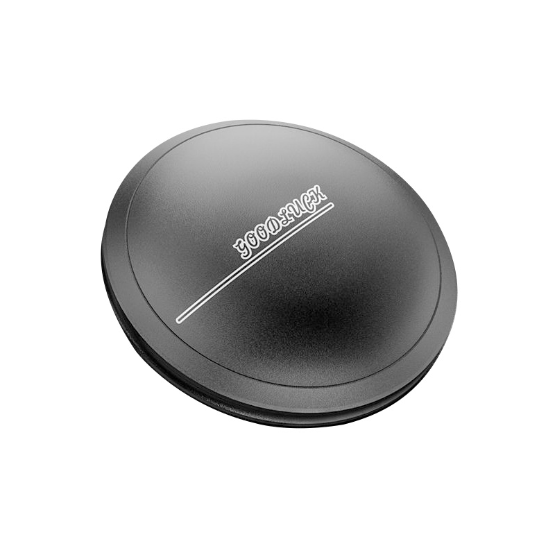 新款车载香水座汽车香薰车内固体香膏持久淡香车用饰品装饰香片摆件男(典雅黑+送海洋香薰膏)