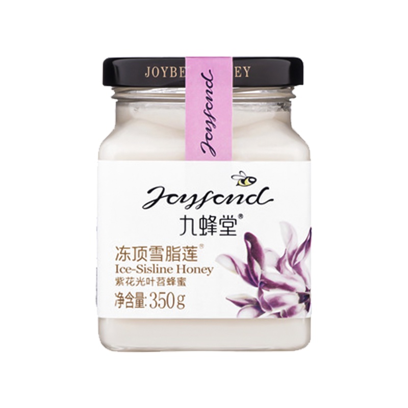 九蜂堂(Joyfond)冻顶雪脂莲紫花光叶苕蜂蜜350g 结晶蜂蜜 纯净自然滋补蜂蜜 纯正品质
