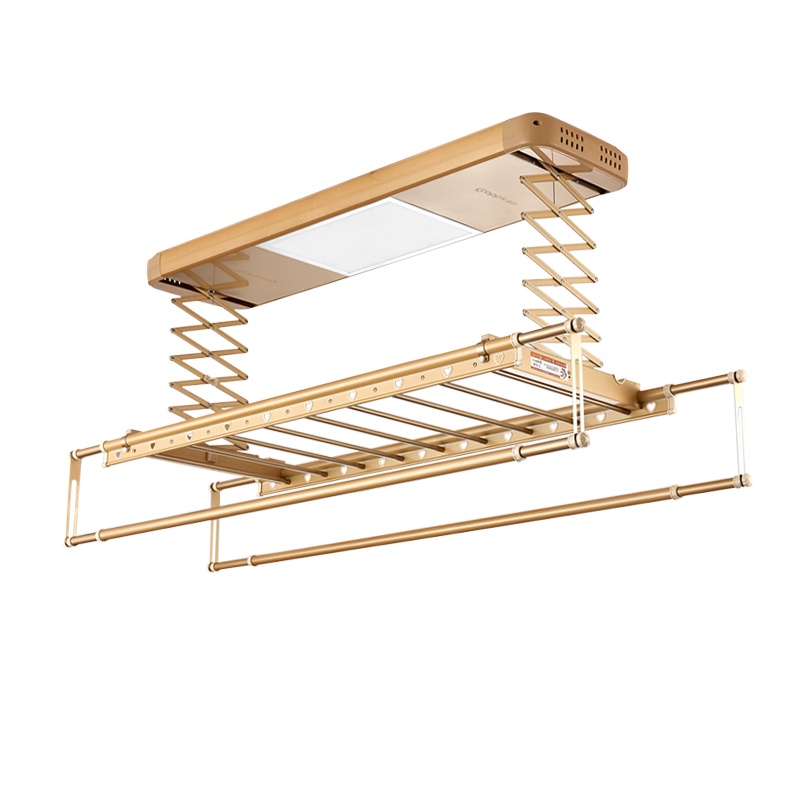 卡贝电动 升降晾衣架电动晾衣架双杆式智能晾衣架晒衣架阳台多功能智能遥控自动晾衣杆