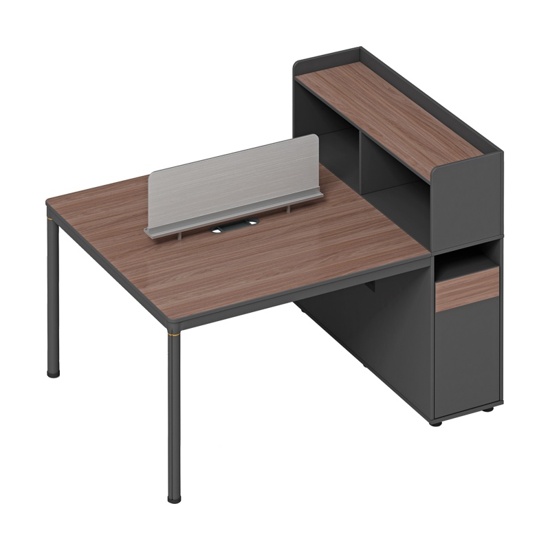 科朔 办公桌职员桌 员工桌 屏风办公桌带侧柜 两人位 KS-06B1505