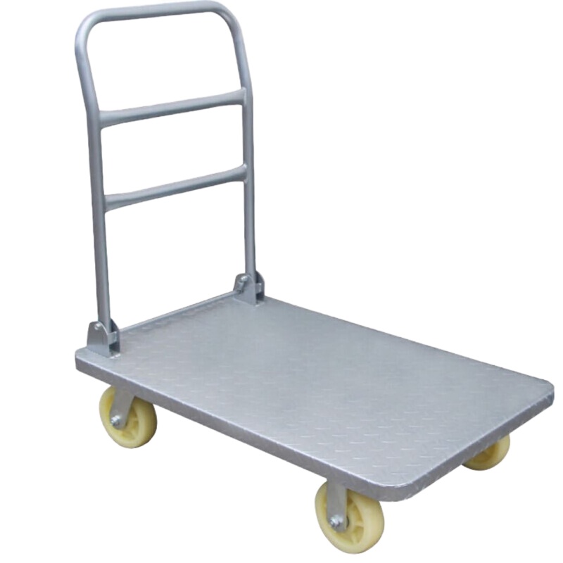 威尔顺钢板车小推车平板车折叠手推车货车手拉车小拖车搬运车60*90承重约600斤WES-PH50