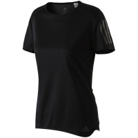 【自营】adidas阿迪达斯女子短袖T恤跑步训练休闲运动服CF2148 L CF2148黑色