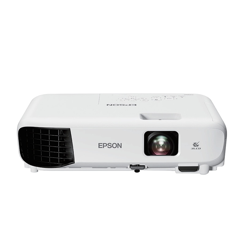 爱普生 (EPSON) CB-E10[100英寸4:3电动幕布]商用家用投影仪投影机投墙商务办公用会议培训易用(1024×768分辨率 3600流明 )