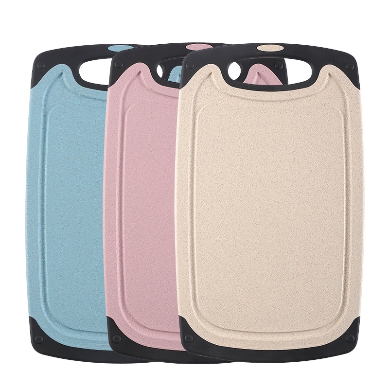 是尚 小麦秸秆塑胶菜板砧板 颜色随机