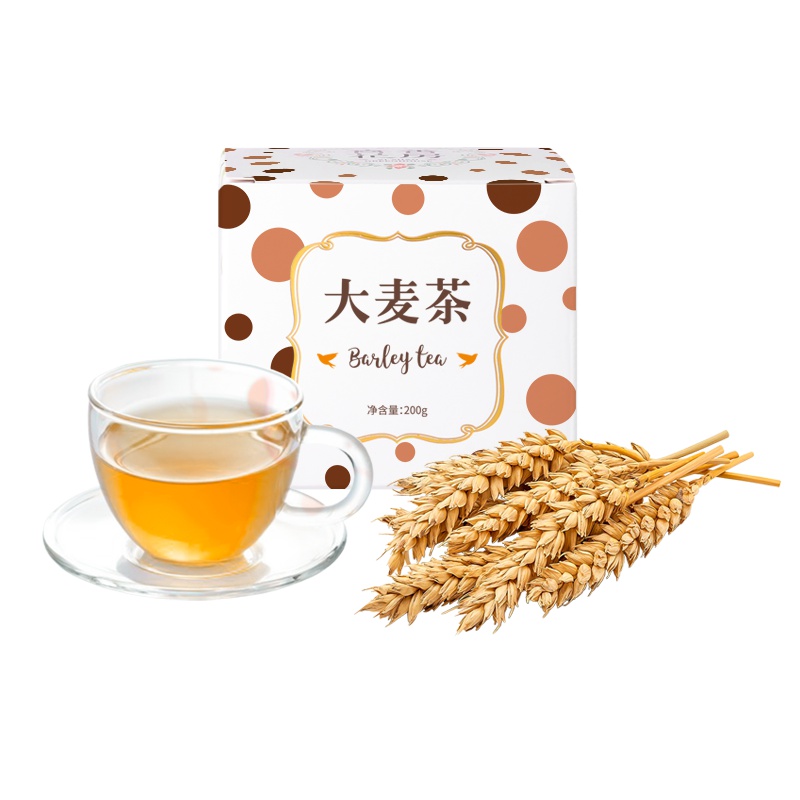 喜善花房大麦茶200g*1盒 200g 原味烘培浓香型麦茶散装袋泡茶可搭苦荞茶荞麦茶