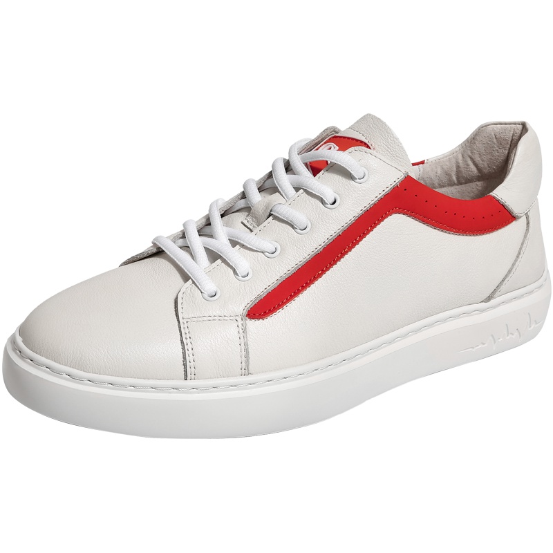 GOLF高尔夫2019春季新款男鞋时尚个性撞色潮流鞋子板鞋真皮休闲鞋