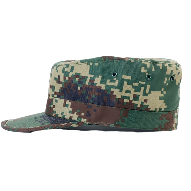 企购优品07迷彩帽丛林荒漠作训帽男平顶帽鸭舌帽海洋城市迷彩军训帽