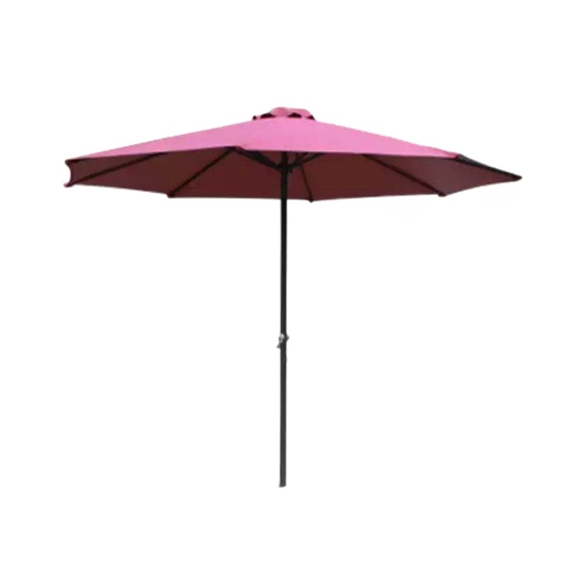 站岗台 保安执勤不锈钢圆形、双层站岗台小区门卫遮阳伞 小号遮阳伞(红色)