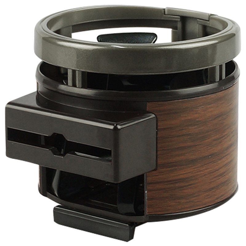 快美特(CARMATE)DZ320C车载弹性内卡木纹饮料架空调口水杯架汽车风口杯架茶杯咖啡饮料架车载烟灰缸架