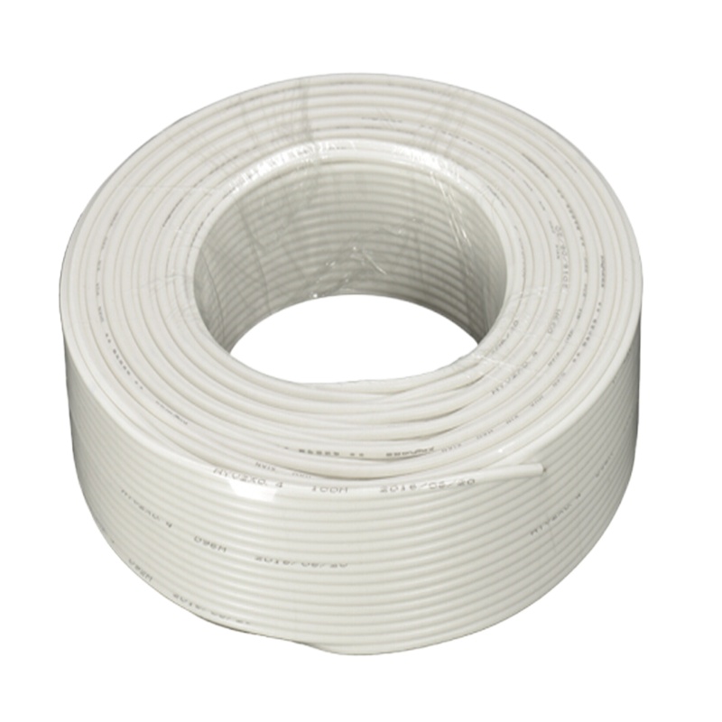 绿联(Ugreen) 电话线单股电话线100米 四芯0.5无氧铜圆形实芯电话线 100米