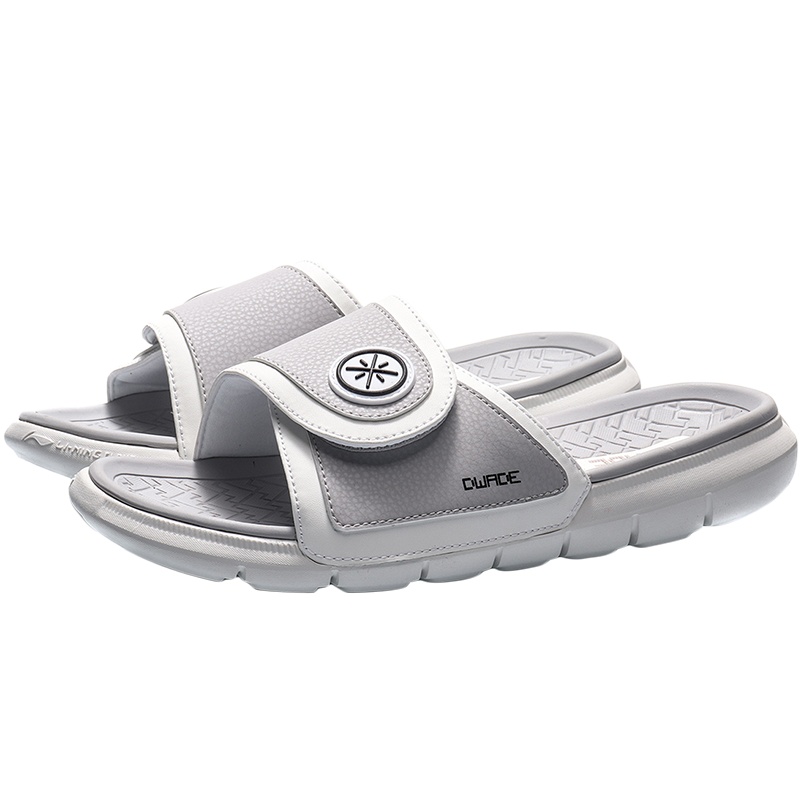 李宁男子轻便潮流拖鞋ABTQ009-1