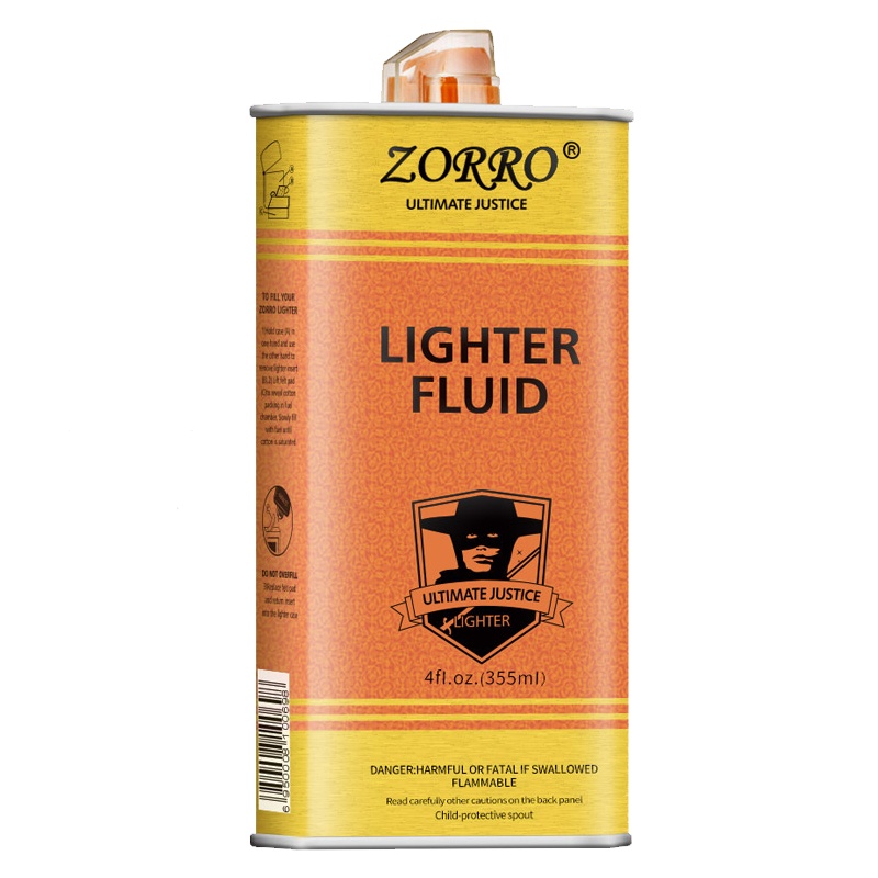 zorro佐罗打火机煤油专用原装正品清香型优质打火机油大瓶耐用装