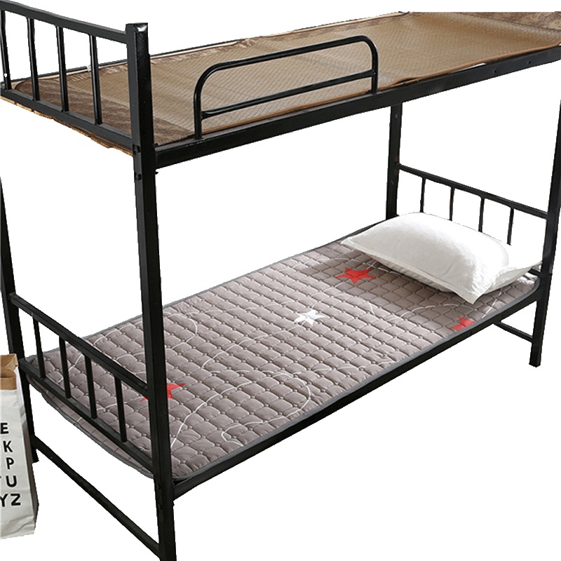 北极绒(Bejirog)家纺 可水洗机洗学生纯色宿舍单人榻榻米床垫子1.2米磨毛床褥子1.5双人斜纹纤维垫被1.8m秋季