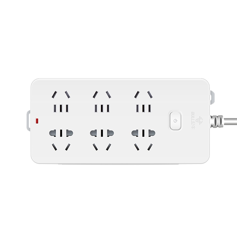 公牛 GN-109K 新国标 插座/带儿童保护门/插排 6位总控开关 全长1.8米 (单位:件)