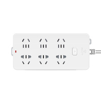 公牛 GN-109K 新国标 插座/带儿童保护门/插排 6位总控开关 全长1.8米 (单位:件)