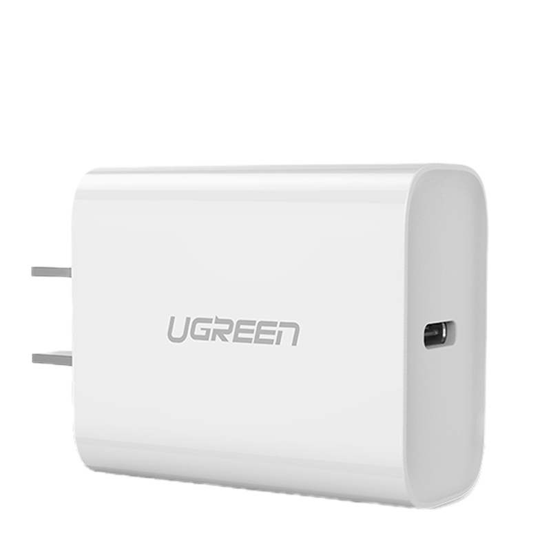 绿联苹果PD快充充电器头11通|iPhone8-11套装白【PD18W充电器+PD线1.5米】