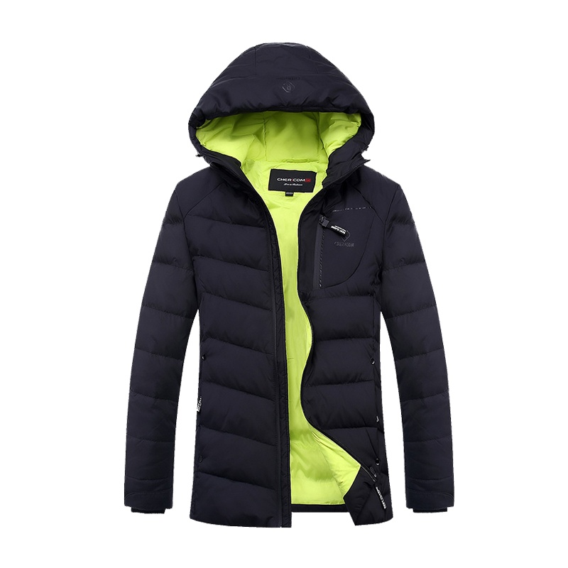 千仞岗(CHERICOM)秋冬新款男士羽绒服时尚短款冬装休闲潮流连帽外套