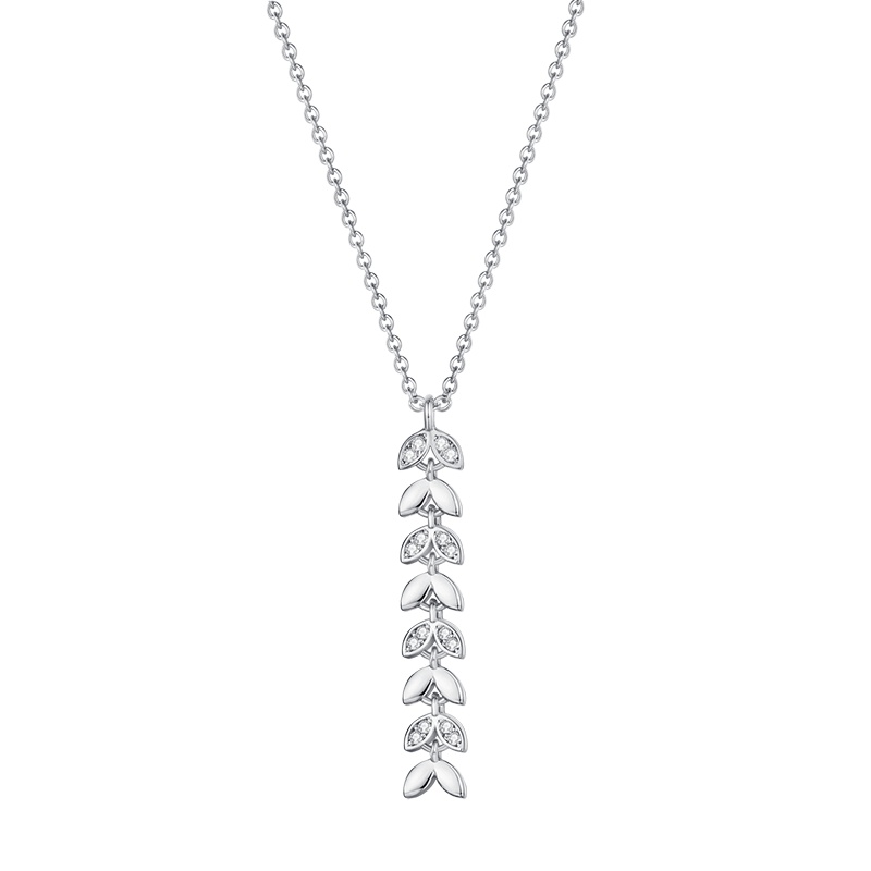 MYFD 项链女S925银秘趣系列之银麦穗项链MYN192111