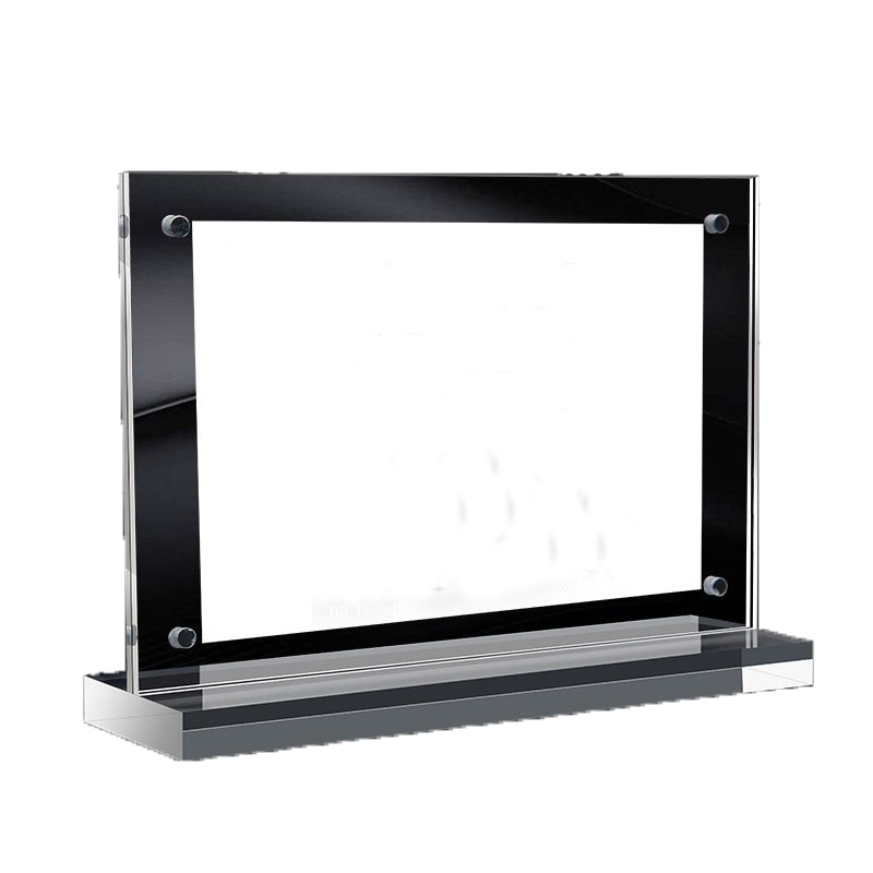 得力(deli) 金雕JD-8002 T型亚克力席卡 会议牌桌面展示牌 100*200MM