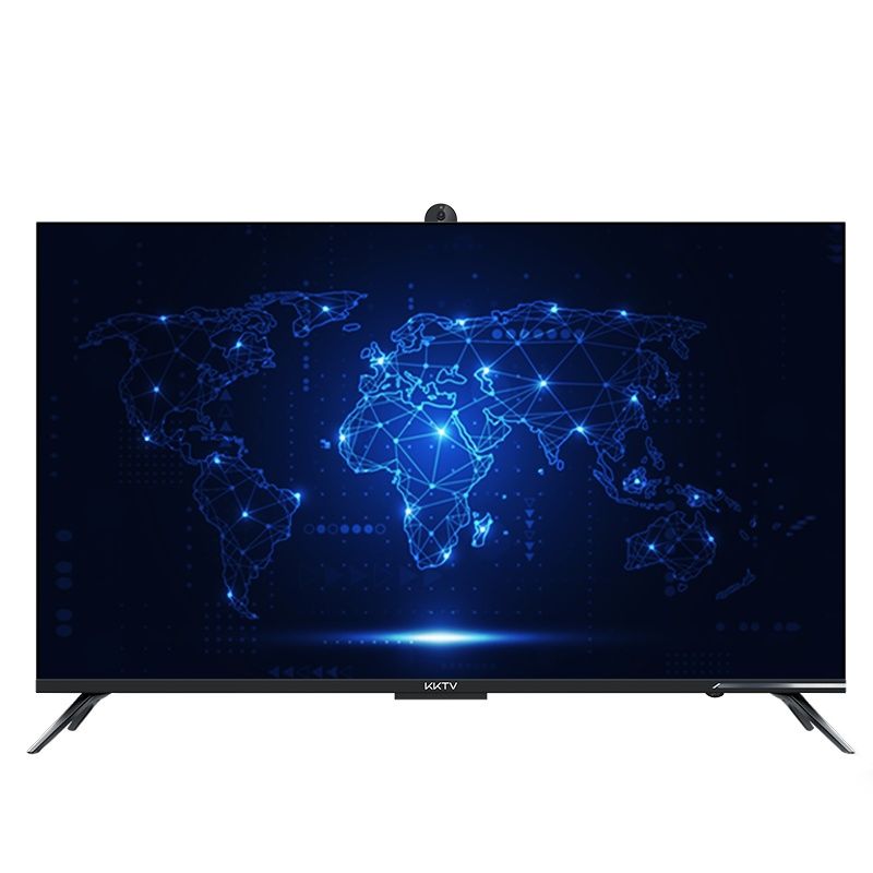 康佳KKTV 55英寸会议平板电视 智慧屏3+32G内存8.99mm超薄 无线传屏 4K超高清 内置AI摄像头CK55