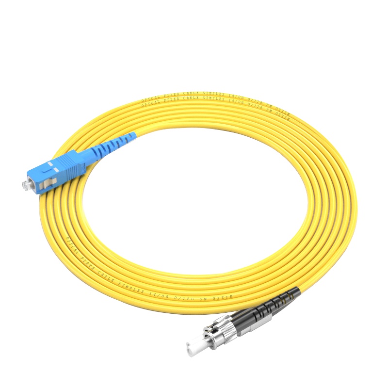 千天(QANTOP)光纤跳线 电信级光纤熔接收发器尾纤 光端机适用 ST-SC单模单芯QT-GXTX051