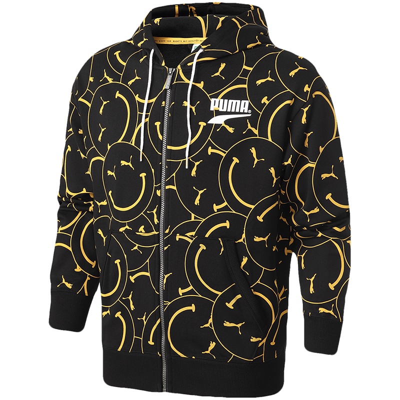 PUMA彪马男装运动服休闲针织连帽外套530161