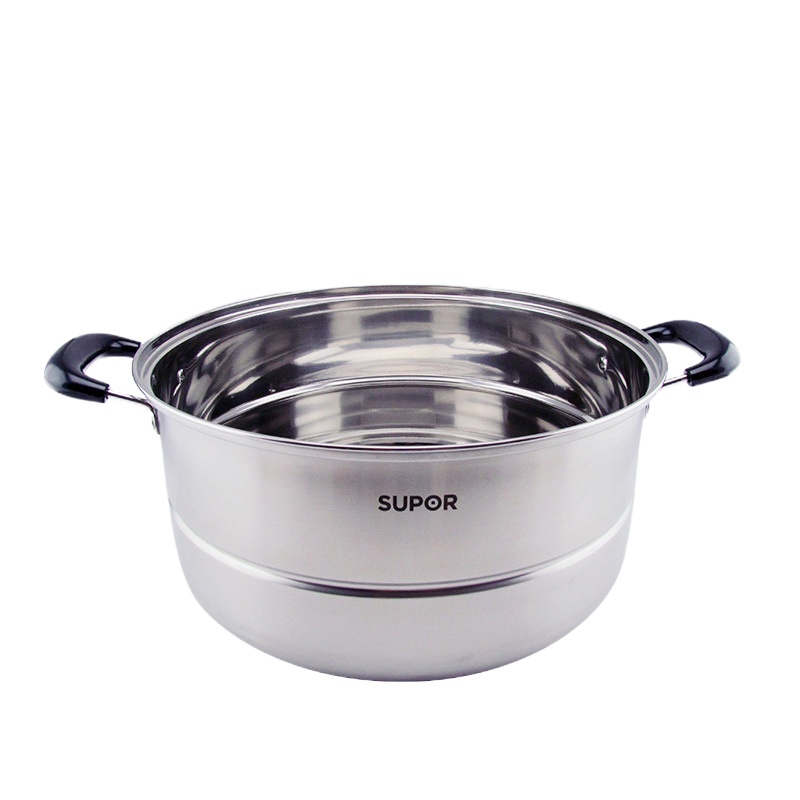 苏泊尔(SUPOR) SZ26B13 好帮手不锈钢复底蒸锅 锅具 单套装