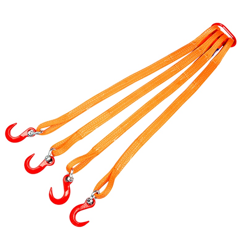 起重吊带 4腿吊车吊带吊具吊绳大吊车叉车起重吊带 2吨2米 1个