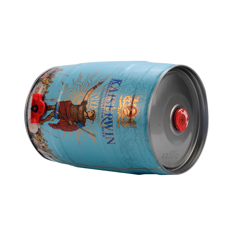 德国进口酒水 德国凯撒窖藏白啤酒 5L大桶装 进口酒水 德国凯撒啤酒 原装进口白啤酒 手工酿造 精酿原浆