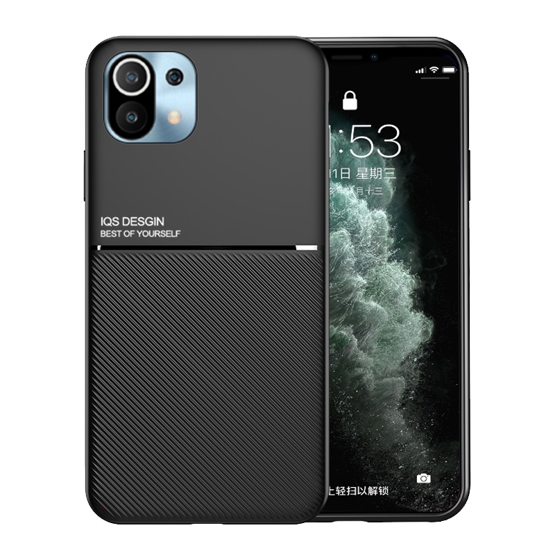 安美宝 小米11手机壳硅胶摩纹磁吸全包防摔11Pro保护套小米防指纹小米11ultra个性创意网红潮商务