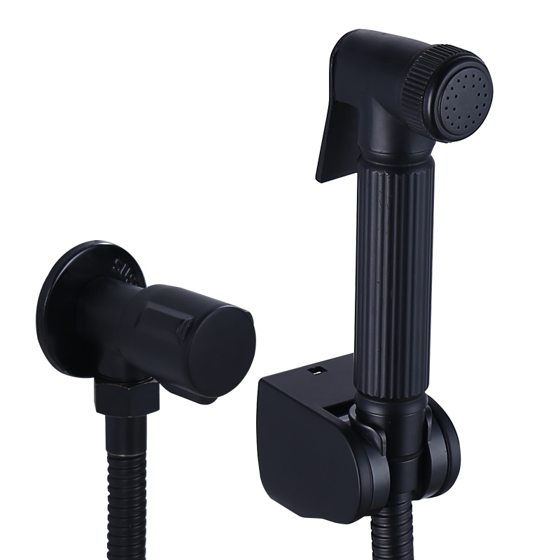 正山(Zhengshan)卫生间马桶喷枪妇洗器冲洗带手持龙头角阀浴室增压喷枪套装