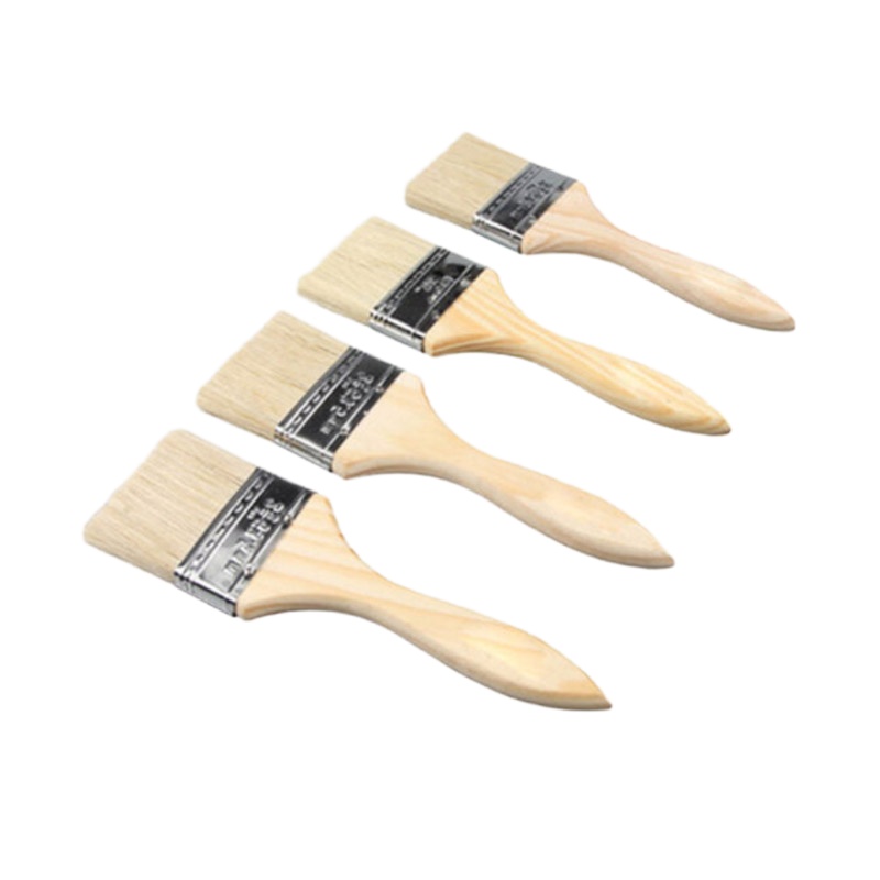 企购优品 木把油漆刷 烧烤刷 化纤丝船用刷 3寸